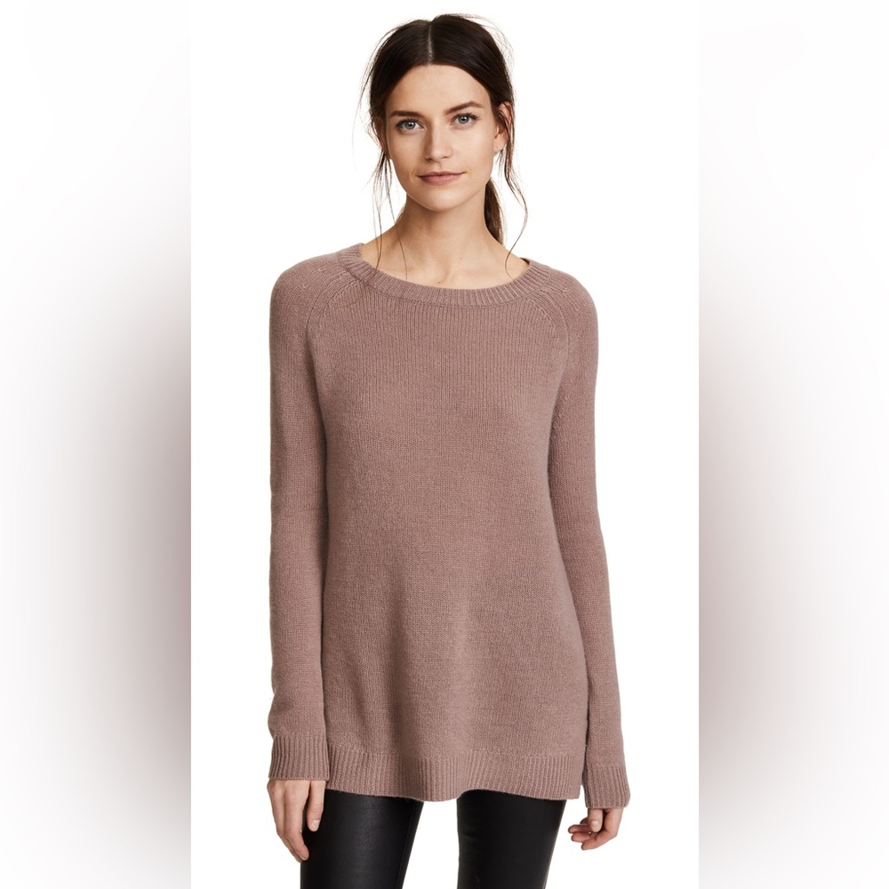 Elyse Walker Cashmere Sweater Brand ThePerfext Tunic Sz SM NEW RARE Rose